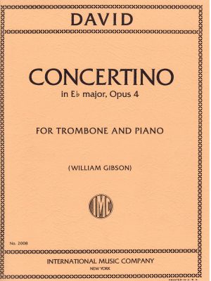 DAVID, FERDINAND – CONCERTINO IN Eb MAJOR  OP.4