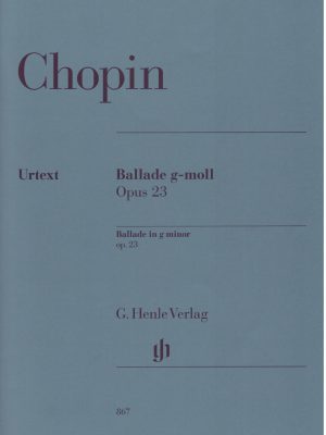 CHOPIN, FREDERIC – BALLADE G MINOR OP.23