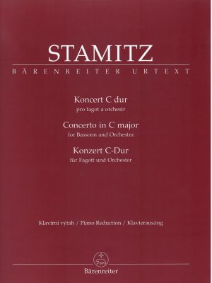 STAMITZ, CARL – CONCERT IN C MAJOR FOR BASSOON AND ORCHESTRA