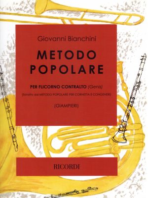 BIANCHINI, GIOVANNI – METODO POPOLARE PER FLICORNO CONTRALTO