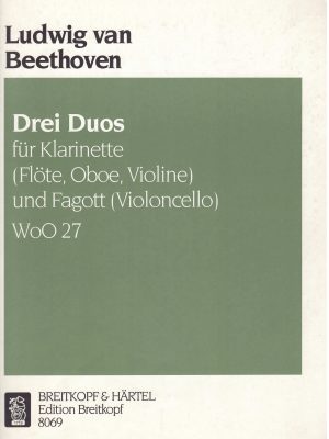 BEETHOVEN, LUDWIG VAN – DREI DUOS WoO 27
