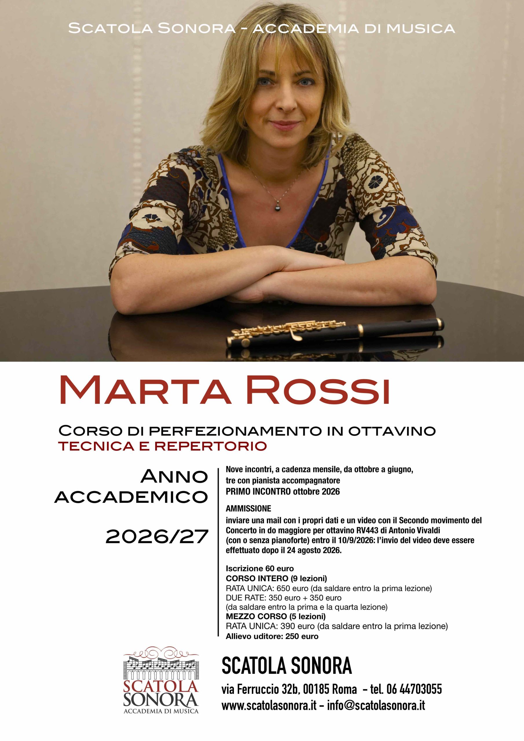 Marta Rossi: Anno Accademico 2026/27