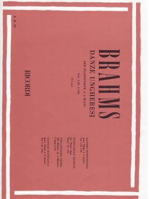 BRAHMS, JOHANNES – DANZE UNGHERESI VOL.1