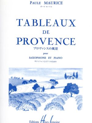 MAURICE, PAULE – TABLEAUX DE PROVENCE