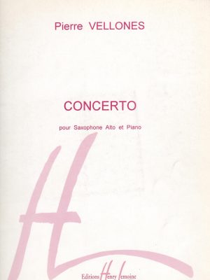 VELLONES , PIERRE – CONCERTO
