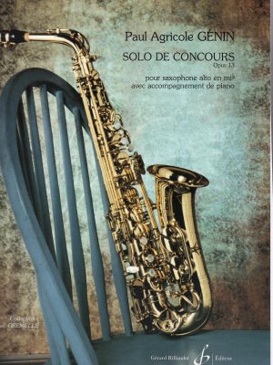 GENIN, PAUL AGRICOLE – SOLO DE CONCOURS OPUS 13