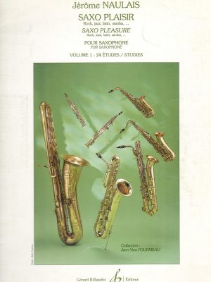 NAULAIS, JEROME – SAXO PLAISIR VOL 1 24 STUDI