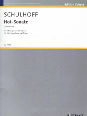 SCHULHOFF, ERWIN – HOT-SONATE
