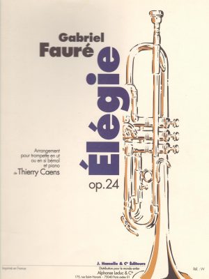 FAURE’, GABRIEL – ELEGIE OP.24