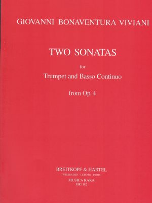 VIVIANI, GIOVAN BATTISTA – TWO SONATAS
