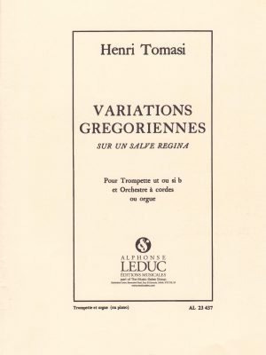 TOMASI, HENRI – VARIATIONS GREGORIENNES SUR SALVE REGINA
