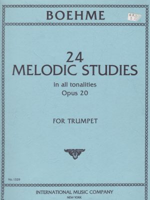 BOEHME, OSKAR – 24 MELODIC STUDIES