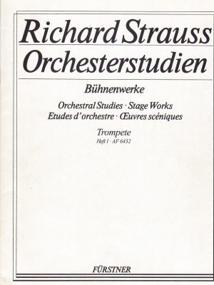 STRAUSS, RICHARD – ORCH.STUDIES STAGE 1