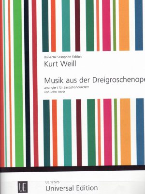 WEIL, KURT – MUSIC FROM THE THREEPENNY OPERA