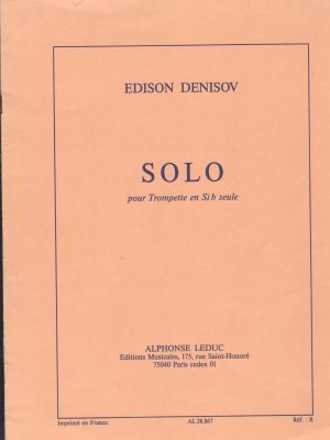DENISOV, EDISON – SOLO
