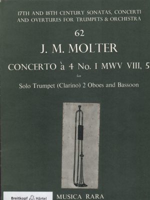 MOLTER, JOHANN MELCHIOR – CONCERTO A 4 N. I MWV VIII 5