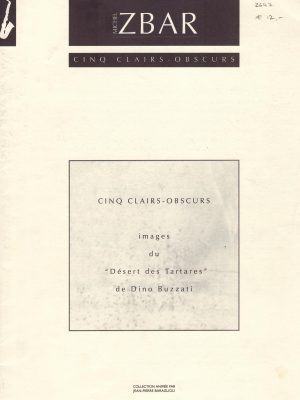 ZBAR, MICHEL – CINQ CLAIRS OBSCURS