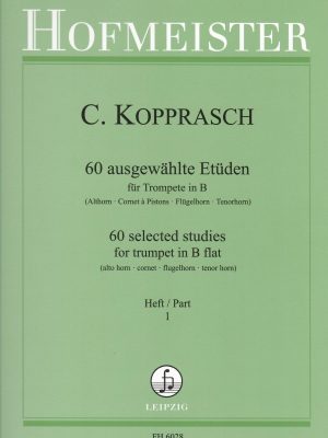 KOPPRASCH, CARL – 60 AUSGEWÄHLTE ETÜDEN HEFT1