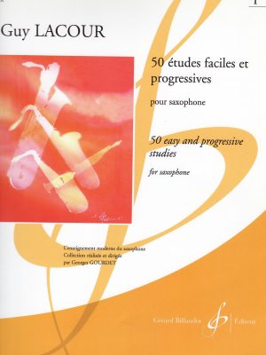 LACOUR, GUY – 50 ETUDES FACILES ET PROGRESSIVES VOL. 1