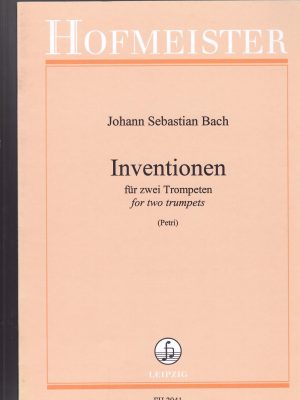 BACH, JOHANN SEBASTIAN – INVENTIONEN