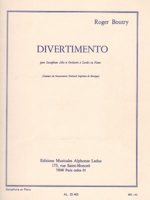 BOUTRY, ROGER – DIVERTIMENTO