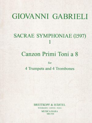 GABRIELI, GIOVANNI – SYMPHONIAE SACRAE I