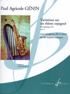 GENIN, PAUL AGRICOLE – VARIATIONS SUR UN THEME ESPAGNOL