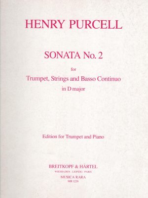 PURCELL, HENRY – SONATA N2 D DUR