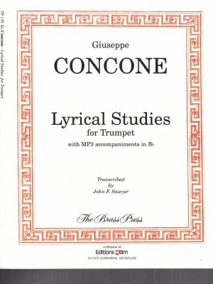 CONCONE , GIUSEPPE – LYRICAL STUDIES
