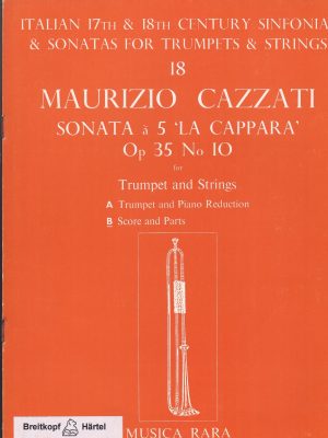 CAZZATI , MAURIZIO – SONATE A 5 OP. 35 “LA CAPPARA”
