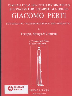 PERTI, GIACOMO ANTONIIO  – SINFONIA L’INGANNO SCOPERTO PER VENDETTA