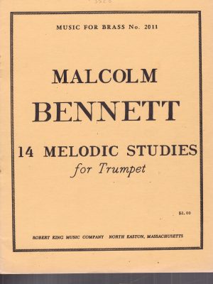 BENNETT, MALCOLM – 14 MELODIC STUDIES