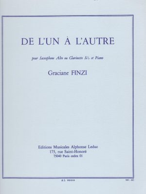 FINZI, GRACIANE – DE L’UN à L’AUTRE