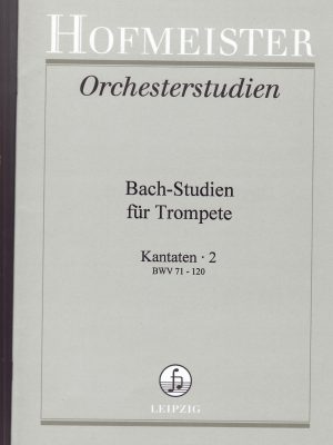 BACH , JOHANN SEBASTIAN – KANTATEN HEFT 2 BWV 71-120