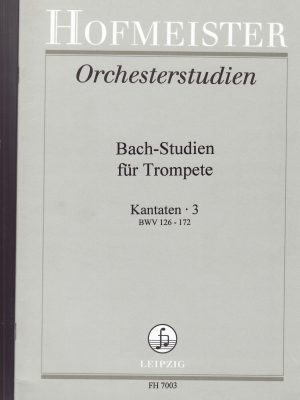 BACH , JOHANN SEBASTIAN – KANTATEN HEFT 3 BWV 127-172