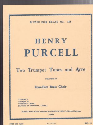 PURCELL, HENRY – TWO TRUMPET TUNES AND AYRE