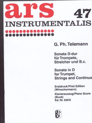 TELEMANN, GEORG PHILIPP – SONATA D DUR  TWV ANH 41 D4