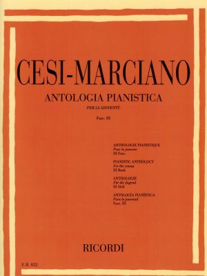 CESI – MARCIANO, BENIAMINO – ANTOLOGIA PIANISTICA VOL.III