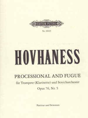 HOVHANESS, ALAN – PROCESSIONAL AND FUGUE