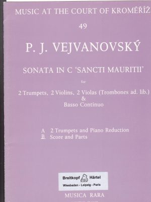 VEJVANOWSKIJ, P.L. – SONATA IN C SANTI MAURITII