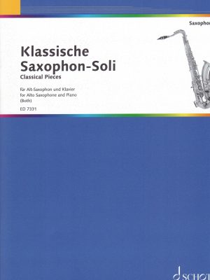 KLASSISCHE SAXOPHON SOLI (ALTO SAXOPHONE)