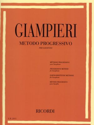 GIAMPIERI, ALAMIRO – METODO PROGRESSIVO PER SASSOFONO