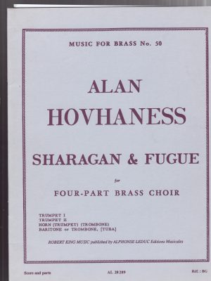 HOVHANESS, ALAN – SHARAGAN AND FUGUE