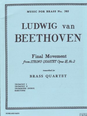 BEETHOVEN, LUDWIG VAN – 4TH MOVEMENT