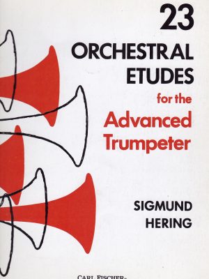 HERING, SIGMUND – 23 ORCHESTRAL  ETUDES