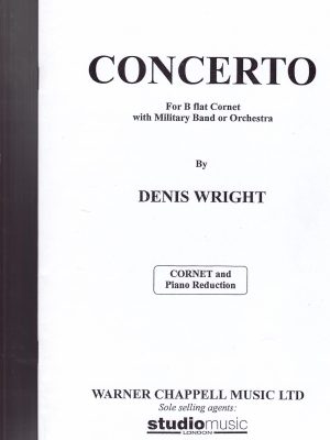 WRIGHT, DENIS – CORNET CONCERTO
