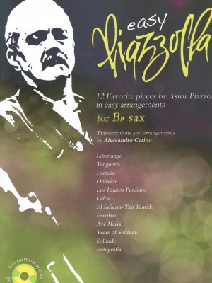 PIAZZOLLA, ASTOR – EASY PIAZZOLLA (SAX)