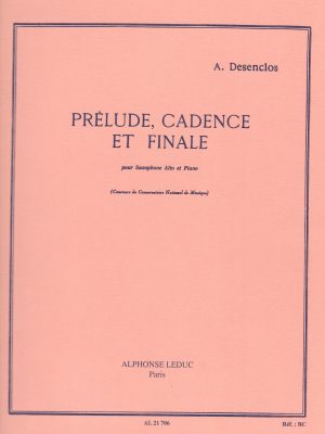 DESENCLOS, A. – PRELUDE CADENCE ET FINALE