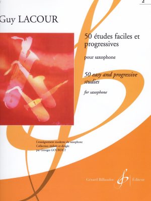 LACOUR, GUY – 50 ETUDES FACILES ET PROGRESSIVES VOL. 2