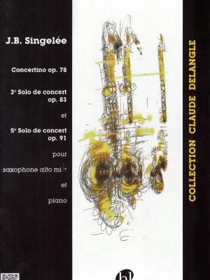 SINGELEE, J.B. – CONCERTINO OP.78